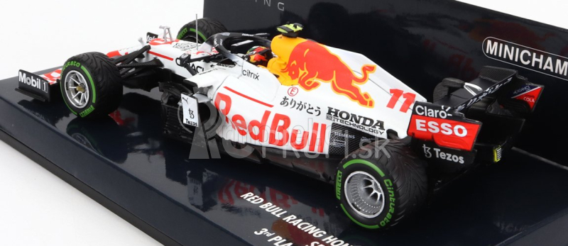 Minichamps Red bull F1 Rb16b Honda Ra620h Team Aston Martin N 11 3. GP Turecka 2021 Sergio Perez 1:43 Bielo-červená