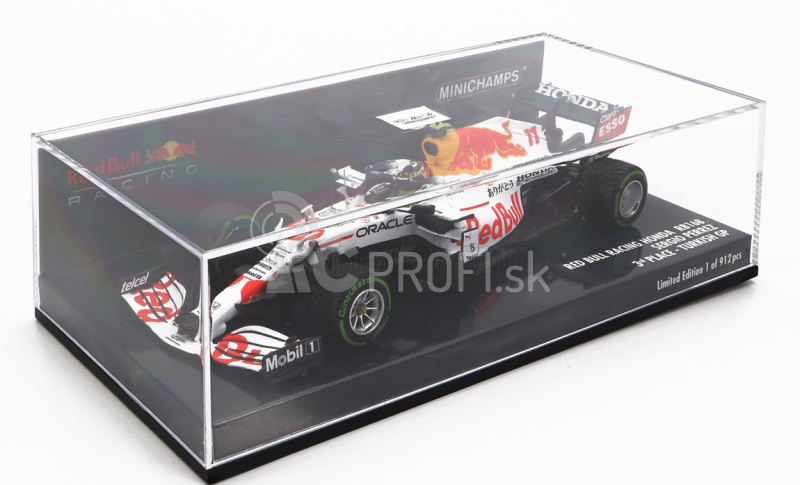 Minichamps Red bull F1 Rb16b Honda Ra620h Team Aston Martin N 11 3. GP Turecka 2021 Sergio Perez 1:43 Bielo-červená