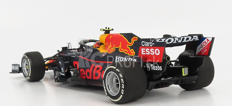 Minichamps Red bull F1 Rb16b Honda Ra620h Team Aston Martin N 11 3rd French Gp 2021 Sergio Perez 1:18 Matná modrá žltá červená