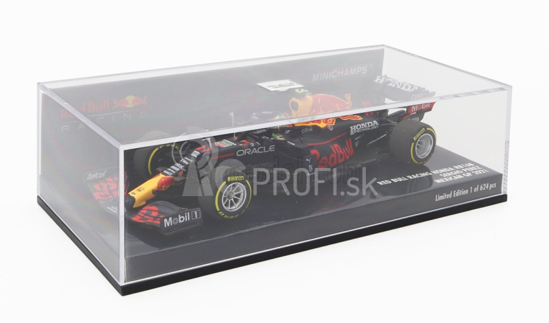 Minichamps Red bull F1 Rb16b Honda Ra620h Team Aston Martin N 11 3rd Mexico Gp 2021 Sergio Perez 1:43 Matná modrá žltá červená