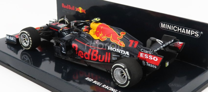 Minichamps Red bull F1 Rb16b Honda Ra620h Team Aston Martin N 11 Monaco Gp 2021 Sergio Perez 1:43 Matná modrá žltá červená