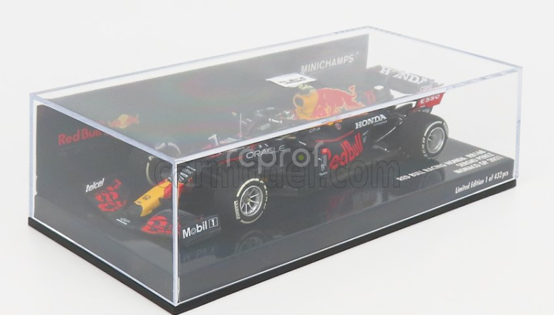 Minichamps Red bull F1 Rb16b Honda Ra620h Team Aston Martin N 11 Monaco Gp 2021 Sergio Perez 1:43 Matná modrá žltá červená