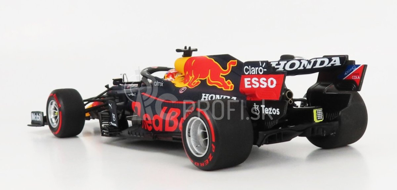 Minichamps Red bull F1 Rb16b Honda Ra620h Team Aston Martin N 33 Winner Dutch GP 2021 Max Verstappen 1:18 Matná modrá žltá červená