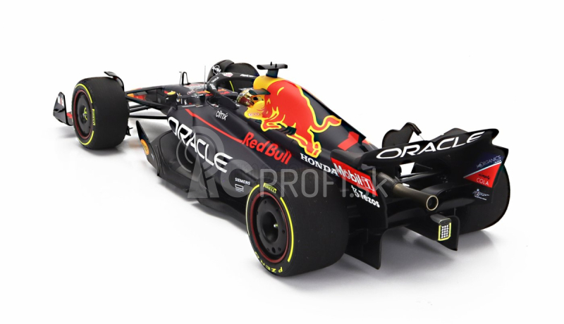 Minichamps Red bull F1 Rb18 Team Oracle Red Bull Racing N 1 Winner Abu Dhabi Gp Majster sveta 2022 Max Verstappen 1:18 Matná modrá žltá červená