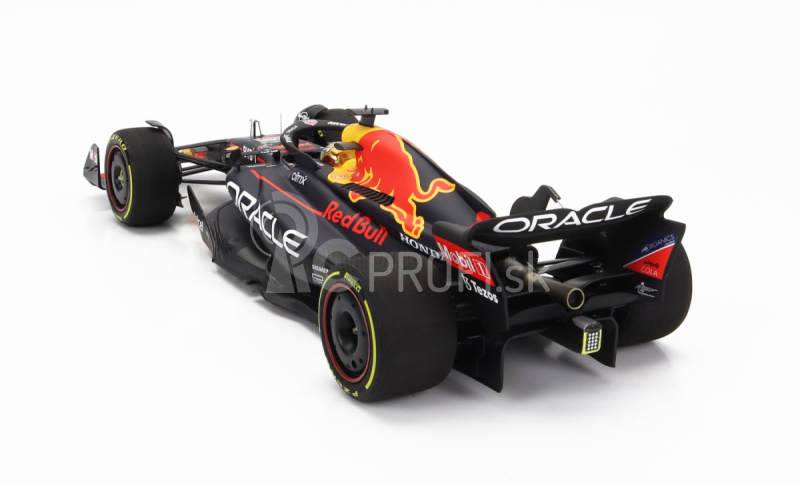 Minichamps Red bull F1 Rb18 Team Oracle Red Bull Racing N 1 Winner Mexico Gp World Champion 2022 Max Verstappen 1:18 Matná modrá žltá červená