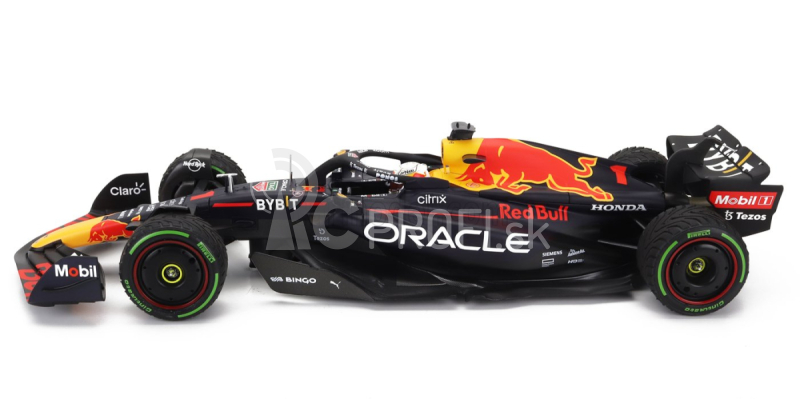 Minichamps Red bull F1 Rb18 Team Oracle Red Bull Racing N 1 World Champion Winner Japan Gp With Pit Board 2022 Max Verstappen 1:18 Matná modrá žltá červená