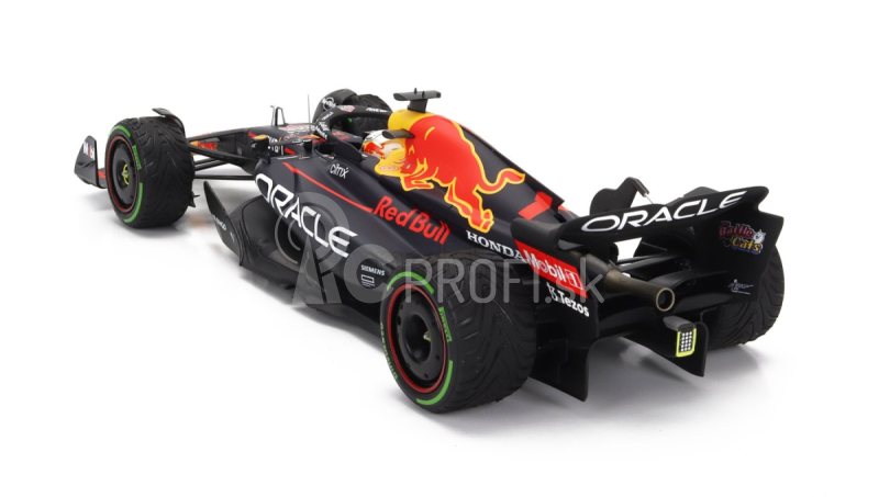 Minichamps Red bull F1 Rb18 Team Oracle Red Bull Racing N 1 World Champion Winner Japan Gp With Pit Board 2022 Max Verstappen 1:18 Matná modrá žltá červená