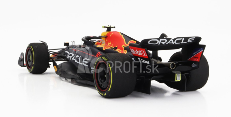 Minichamps Red bull F1 Rb18 Team Oracle Red Bull Racing N 11 3rd Abu Dhabi Gp 2022 Sergio Perez 1:18 Matná modrá žltá červená