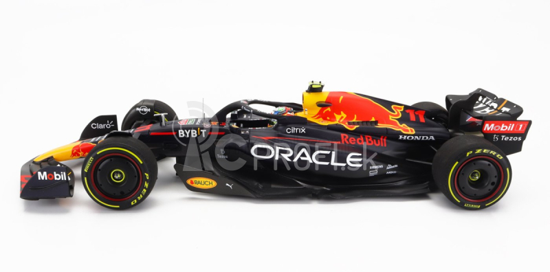 Minichamps Red bull F1 Rb18 Team Oracle Red Bull Racing N 11 Austin Usa Gp 2022 Sergio Perez 1:18 Matná modrá žltá červená