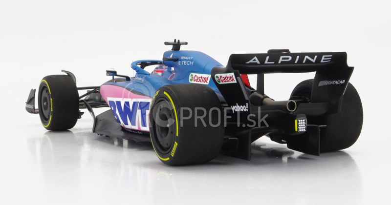 Minichamps Renault F1 A522 Team Alpine Bwt N 14 Australian GP 2022 Fernando Alonso 1:18 Modrá Ružová