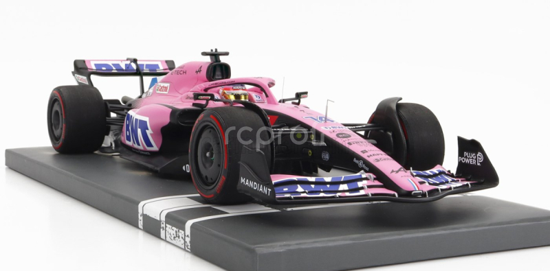 Minichamps Renault F1 A522 Team Alpine Bwt N 14 Bahrain Gp 2022 Fernando Alonso 1:18 Ružová