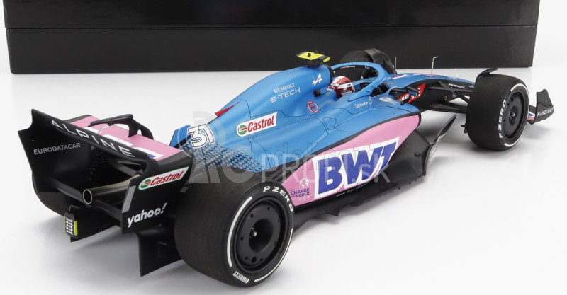 Minichamps Renault F1 A522 Team Alpine Bwt N 31 Australian GP 2022 Esteban Ocon 1:18 Modrá Ružová