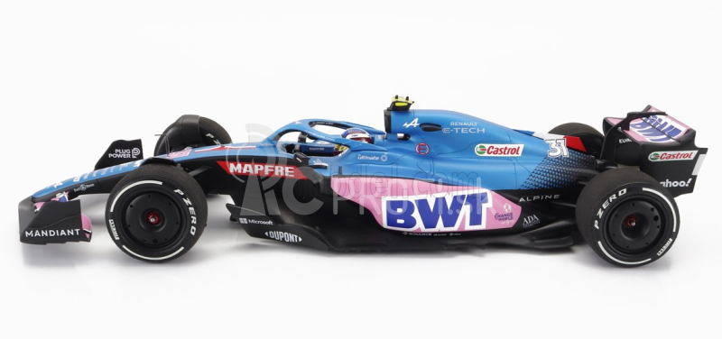 Minichamps Renault F1 A522 Team Alpine Bwt N 31 Australian GP 2022 Esteban Ocon 1:18 Modrá Ružová