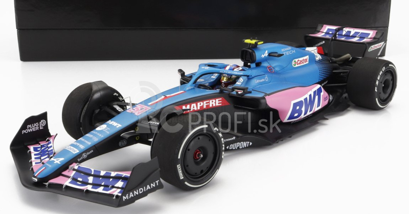 Minichamps Renault F1 A522 Team Alpine Bwt N 31 Australian GP 2022 Esteban Ocon 1:18 Modrá Ružová