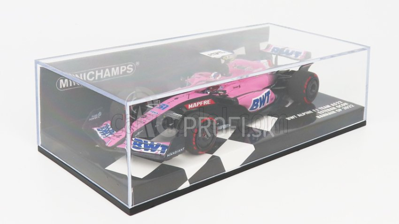 Minichamps Renault F1 A522 Team Alpine Bwt N 31 Bahrain Gp 2022 Esteban Ocon 1:43 Ružová Modrá