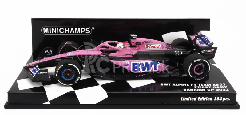 Minichamps Renault F1 A523 Team Bwt Alpine N 10 Sezóna 2023 Pierre Gasly 1:43 Modrá Ružová