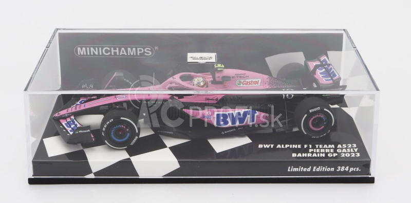 Minichamps Renault F1 A523 Team Bwt Alpine N 10 Sezóna 2023 Pierre Gasly 1:43 Modrá Ružová