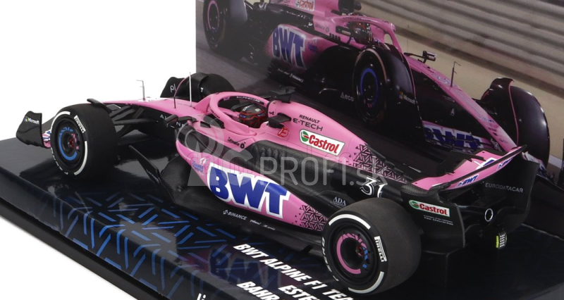 Minichamps Renault F1 A523 Team Bwt Alpine N 31 Bahrain Gp 2023 Esteban Ocon 1:43 Pink Blue Black