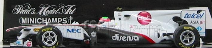 Minichamps Sauber F1 C30 N 16 Showcar 2011 K.kobayashi 1:43 White Grey Met