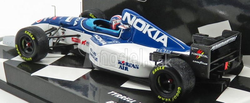 Minichamps Tyrrell F1 Yamaha 023 N 3 Gp Belgium Gp 1995 U.katayama 1:43 Modrá biela