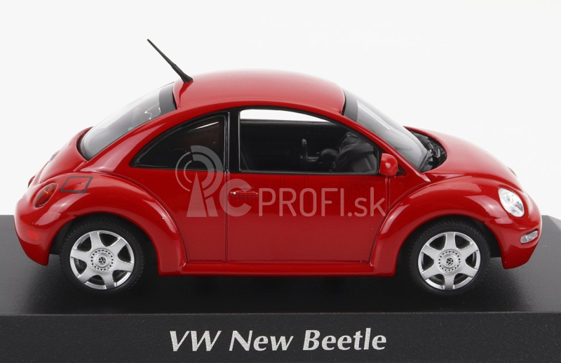 Minichamps Volkswagen New Beetle 1998 1:43 Červená