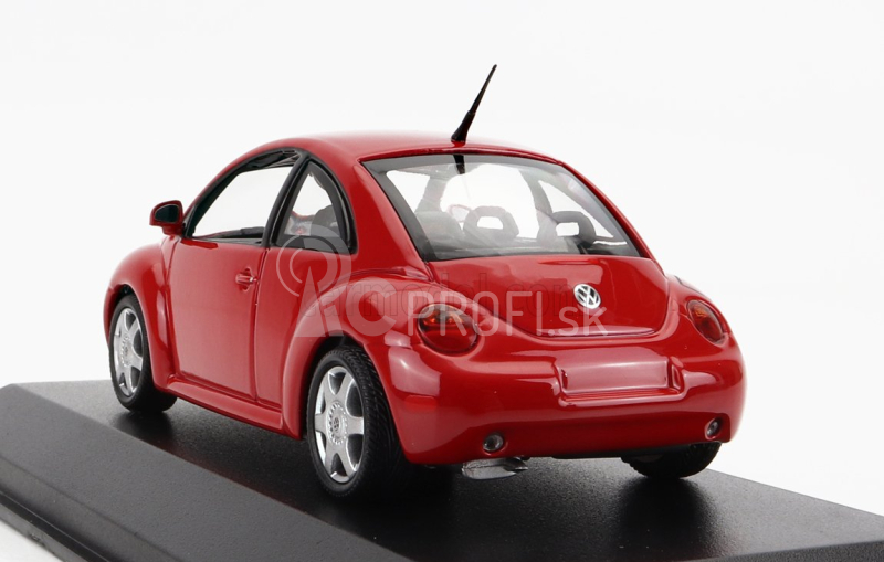 Minichamps Volkswagen New Beetle 1998 1:43 Červená