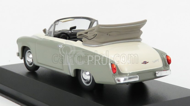 Minichamps Wartburg A311 Cabriolet 1958 1:43 sivá biela