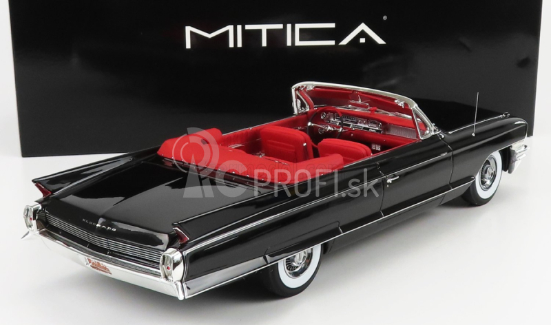 Mitica Cadillac Eldorado Biarritz Cabrio Open 1962 1:18 čierna