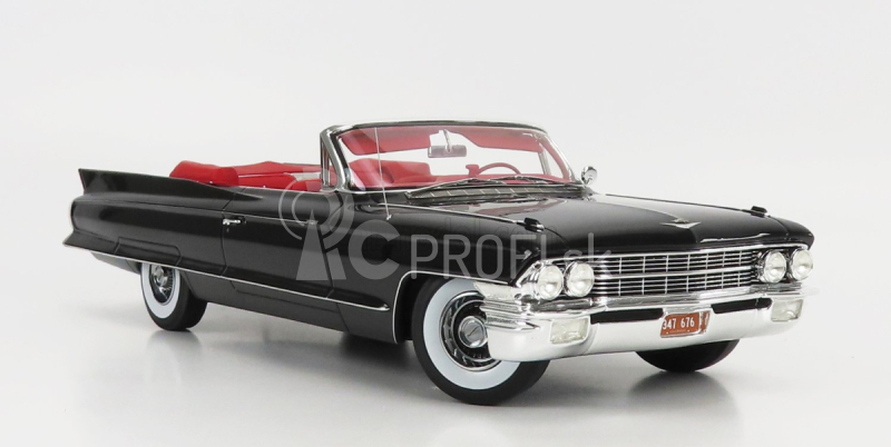 Mitica Cadillac Eldorado Biarritz Cabrio Open 1962 1:18 čierna