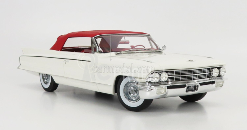 Mitica Cadillac Eldorado Biarritz kabriolet uzavretý 1962 1:18 White Bordeaux