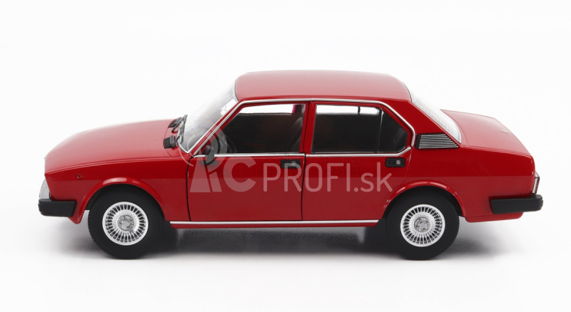 Mitica-diecast Alfa romeo Alfetta Berlina 2000l 1978 - Cerchi Millerighe Wheels 1:18 Rosso Alfa 501 Red