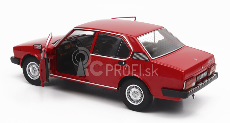 Mitica-diecast Alfa romeo Alfetta Berlina 2000l 1978 - Cerchi Millerighe Wheels 1:18 Rosso Alfa 501 Red