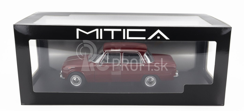Mitica-diecast Alfa romeo Giulia 1.6 Ti 1962 1:18 Rosso Amaranto - Tmavo červená