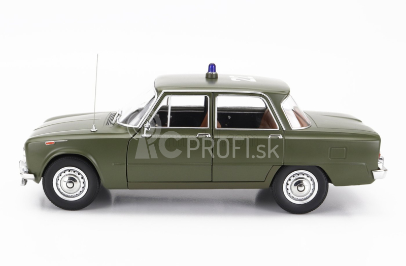 Mitica-diecast Alfa romeo Giulia 1.6 Ti Carabinieri Roma 1963 - Pronto Intervento Tel 686.666 1:18 Verde Caki Opaco - matná zelená