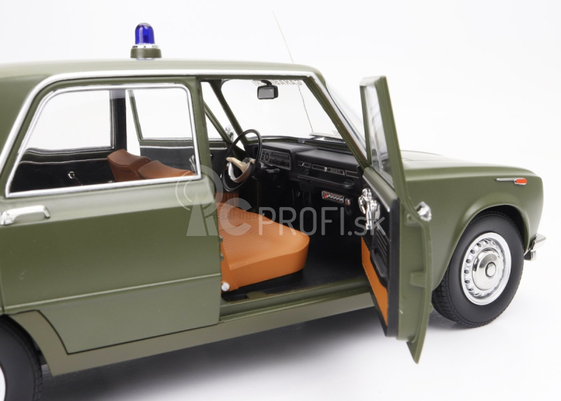 Mitica-diecast Alfa romeo Giulia 1.6 Ti Carabinieri Roma 1963 - Pronto Intervento Tel 686.666 1:18 Verde Caki Opaco - matná zelená