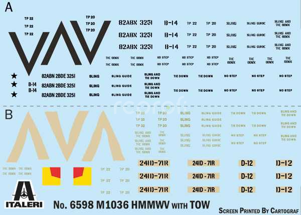 Model Kit military 6598 - HMMWV M966 TOW Carrier (1:35)