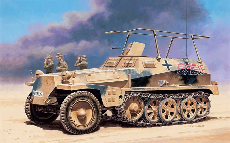 Model Kit military 7034 - Sd. Kfz. 250/3 (1:72)