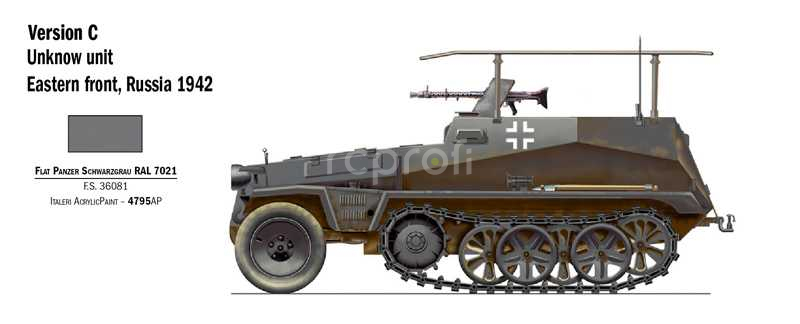 Model Kit military 7034 - Sd. Kfz. 250/3 (1:72)