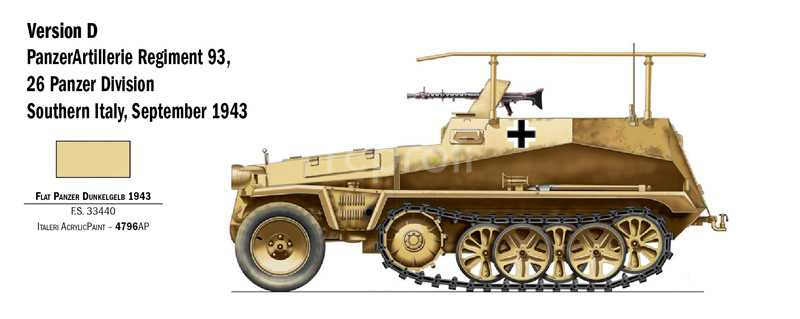 Model Kit military 7034 - Sd. Kfz. 250/3 (1:72)