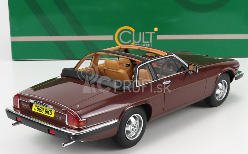 Modely Jaguar Xj-sc Semiconvertible 1983 1:18 Red Met