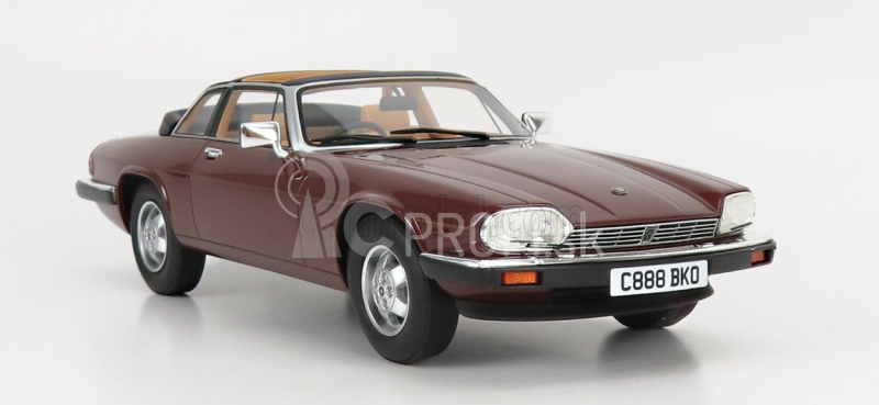 Modely Jaguar Xj-sc Semiconvertible 1983 1:18 Red Met