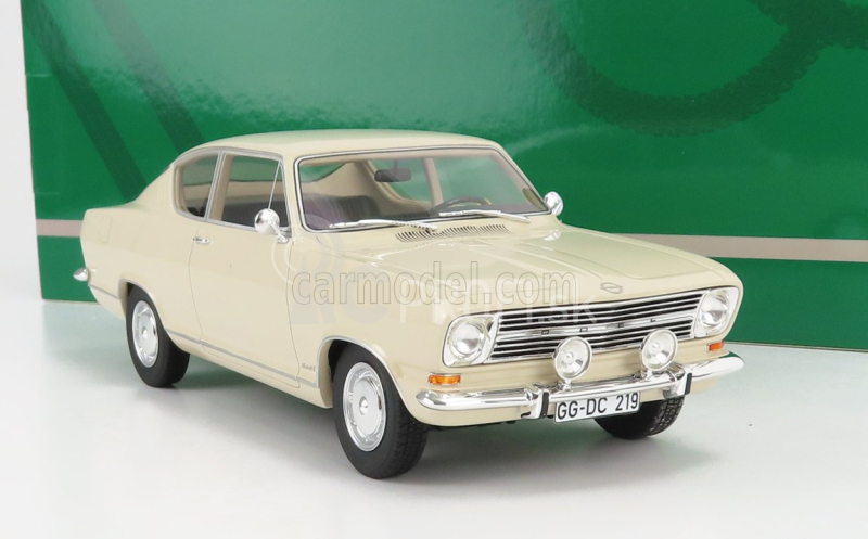 Modely Opel Kadett B Kiemen Coupe 1966 1:18 Biela