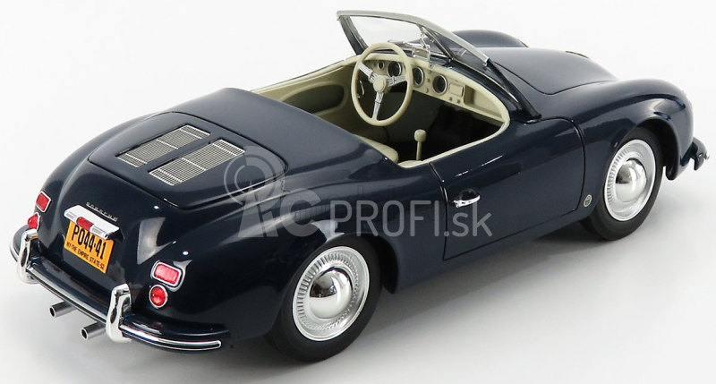 Modely Porsche 356 America Roadster Spider 1952 1:18 Modrá