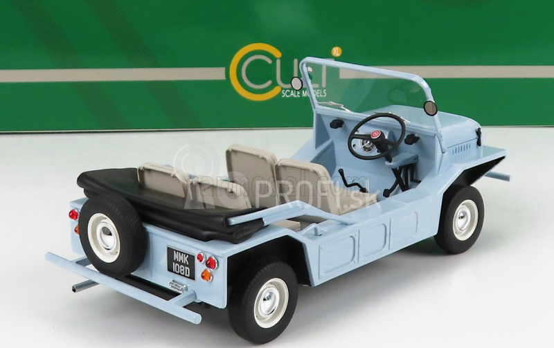 Modely v mierke Cult-scale Austin Mini Moke 1965 1:18 Blue