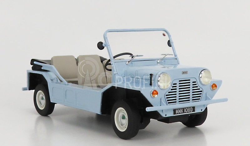 Modely v mierke Cult-scale Austin Mini Moke 1965 1:18 Blue