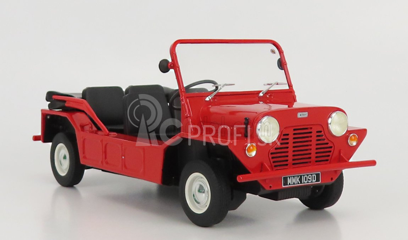 Modely v mierke Cult-scale Austin Mini Moke 1965 1:18 Red