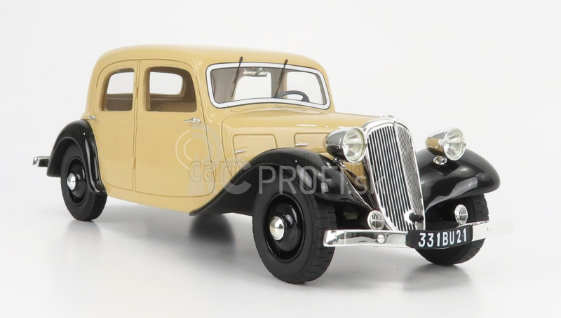 Modely v mierke Cult-scale Citroen Traction Avant 7cv 1934 1:18 Béžová čierna