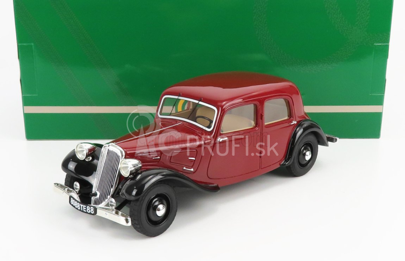 Modely v mierke Cult-scale Citroen Traction Avant 7cv 1934 1:18 Bordeaux Black