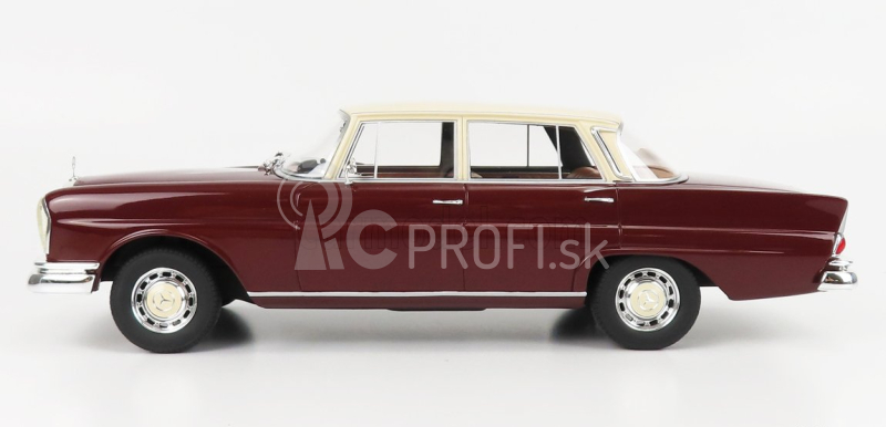 Modely v mierke Cult-scale Mercedes benz 220se (w111) 1959 1:18 Red White