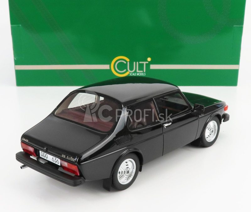 Modely v mierke Cult-scale Saab 99 Turbo 1978 1:18 Black